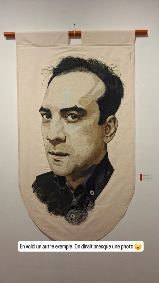 Pozo Azul, Colombie : broderie sur toile, Adrian Preciado