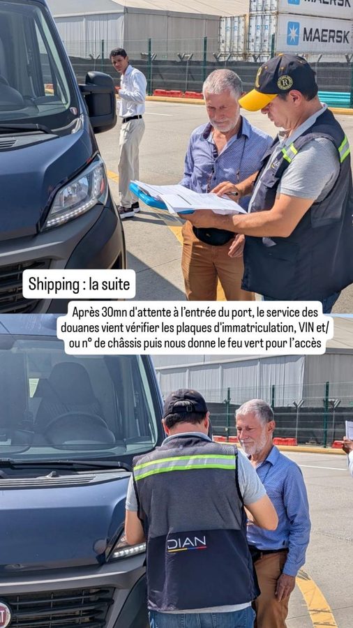 Shipping à Carthagène : l'entrée au port et le contrôle anti-drogue