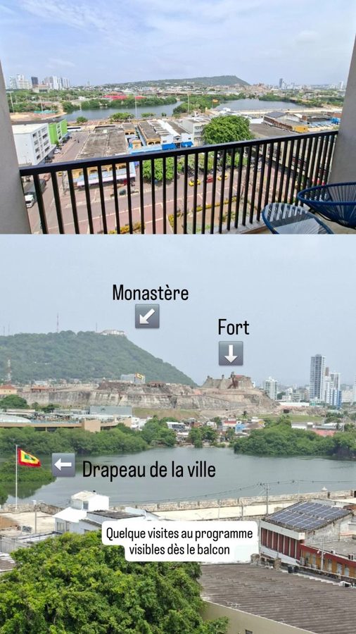 Notre camp de base à Carthagène, Colombie