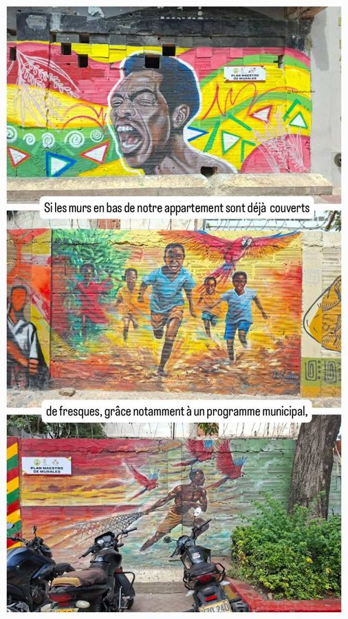Carthagène et l'art de rue
