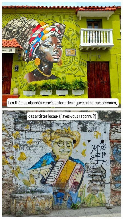 Carthagène et l'art de rue