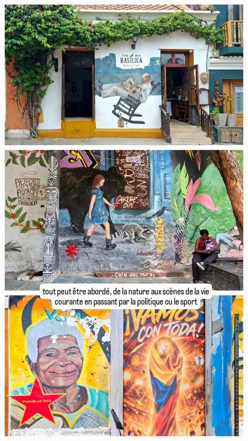 Carthagène et l'art de rue