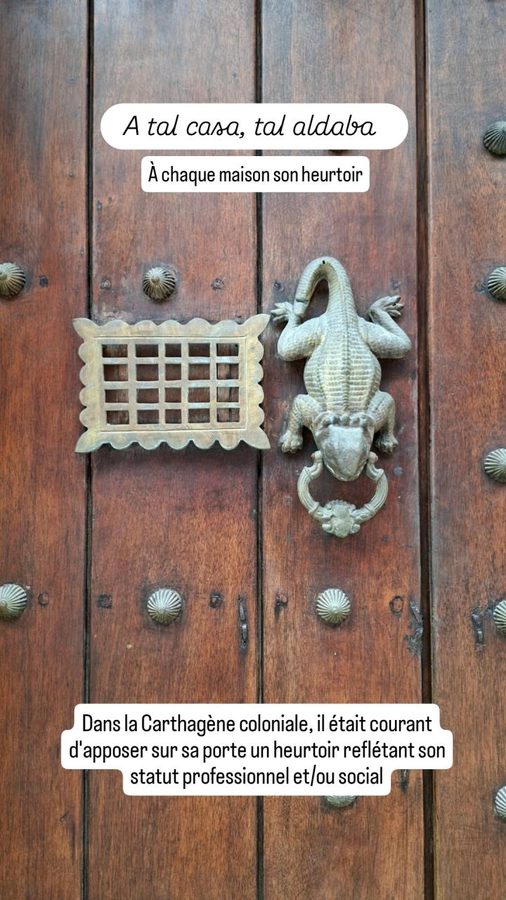 Heurtoirs de portes, Carthagène des Indes, Colombie