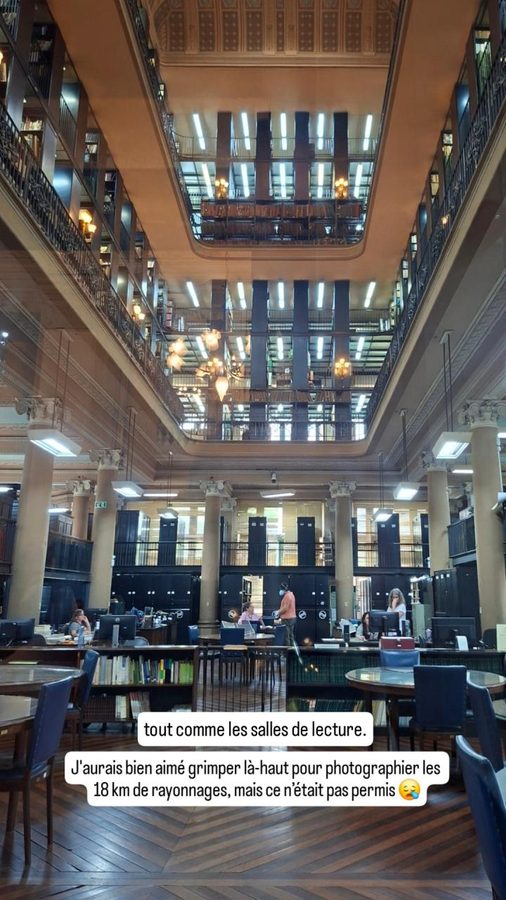 Rare belle architecture de Rio de Janeiro : la bibliothèque nationale du Brésil