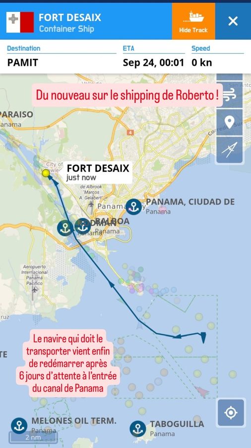 Point shipping : Le porte-conteneurs Fort Desaix s'engage enfin dans le canal de Panama