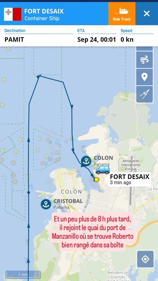 Point shipping : Le porte-conteneurs Fort Desaix est arrivé à Manzanillo