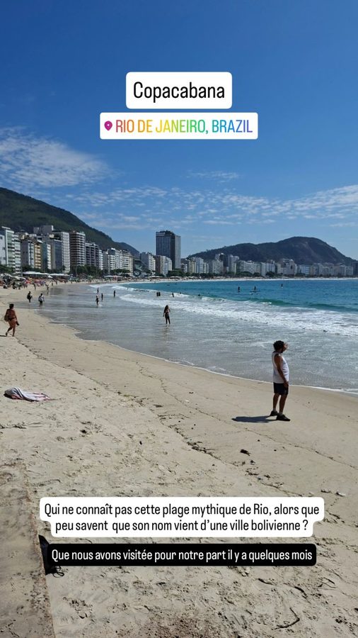 La plage et le quartier de Copacabana, Rio de Janeiro