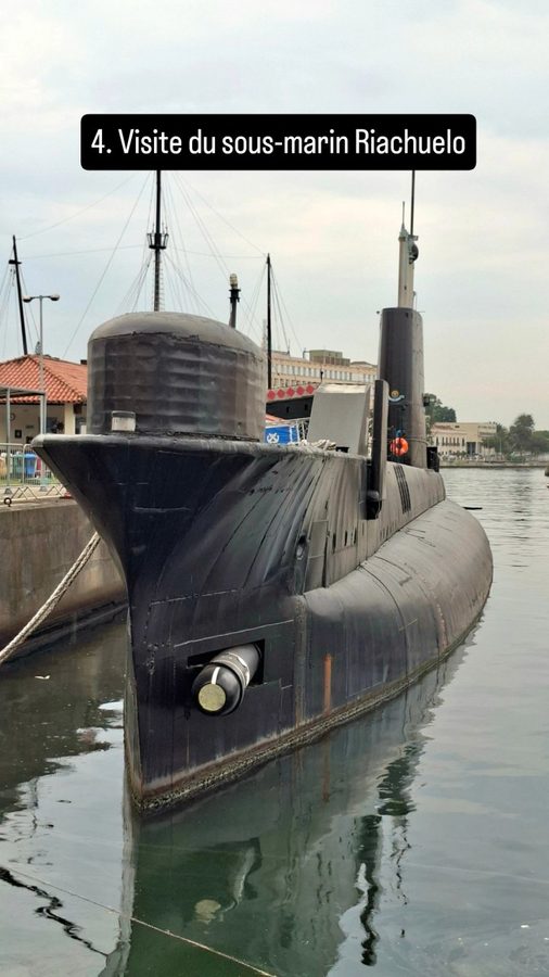 Rio de Janeiro en vrac : visite du sous-marin Riachuelo