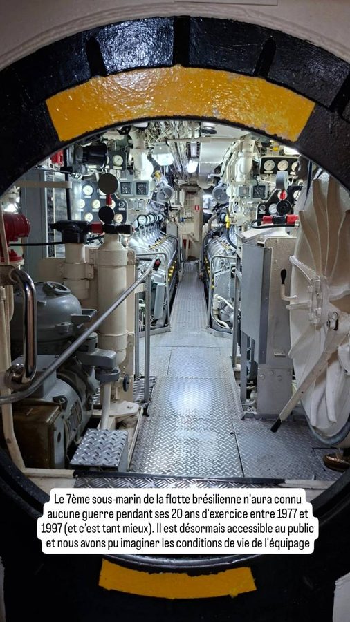 Rio de Janeiro en vrac : visite du sous-marin Riachuelo