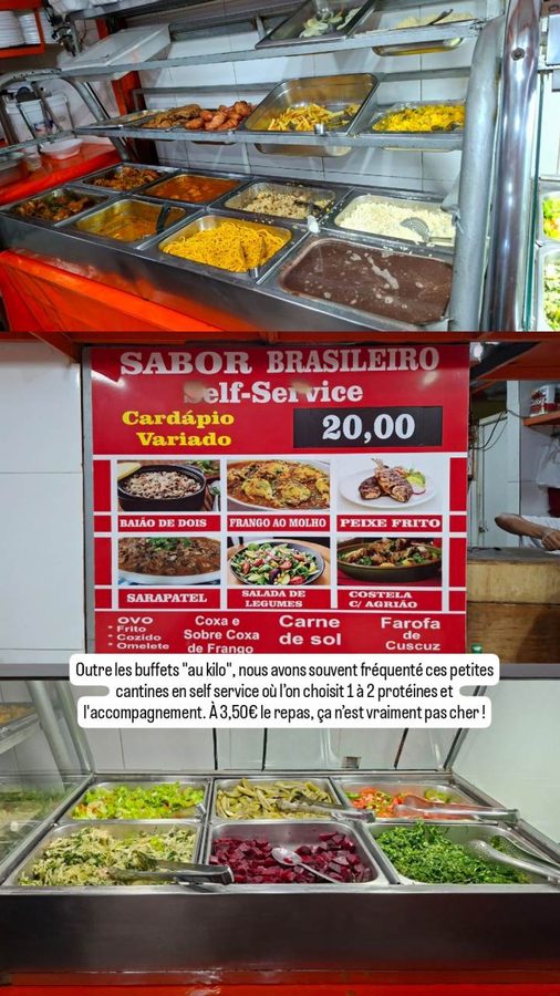 Rio de Janeiro en vrac : repas à la cantine