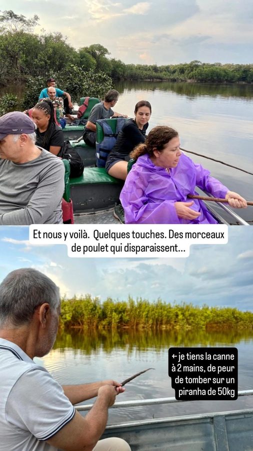 Amazon Tupana Lodge, Brésil : pêche au piranha