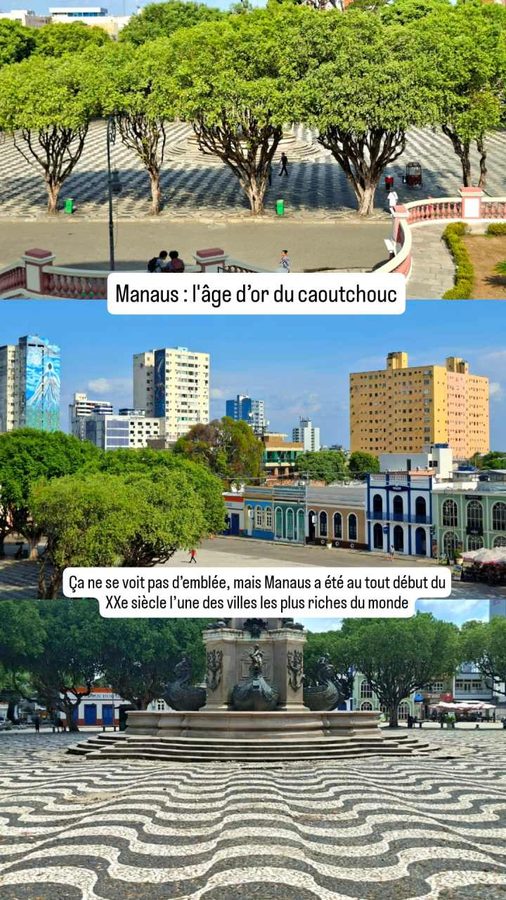 Manaus : les restes de l'âge d'or du caoutchouc
