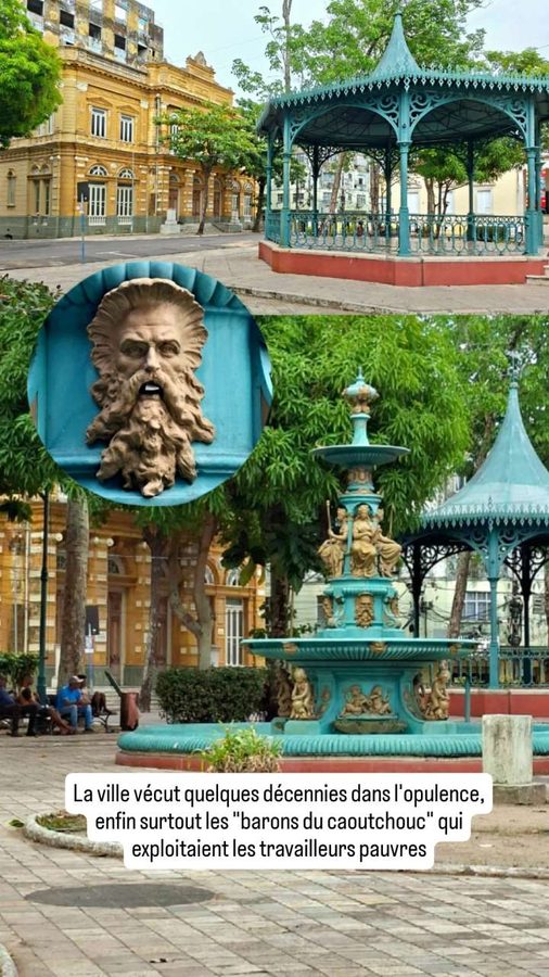 Manaus : les restes de l'âge d'or du caoutchouc