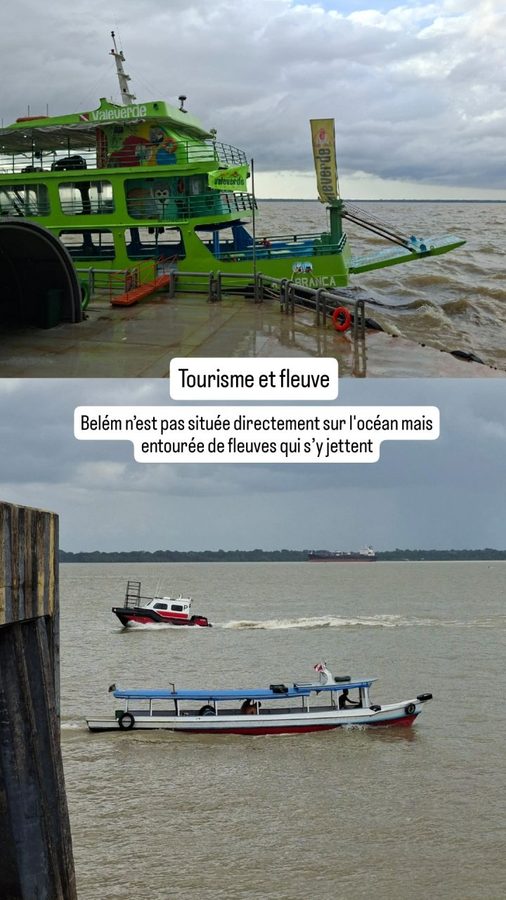 Belém, Brésil : les abords du fleuve