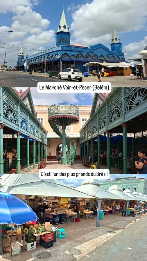 Marché Voir-et-Peser, Belém, Brésil
